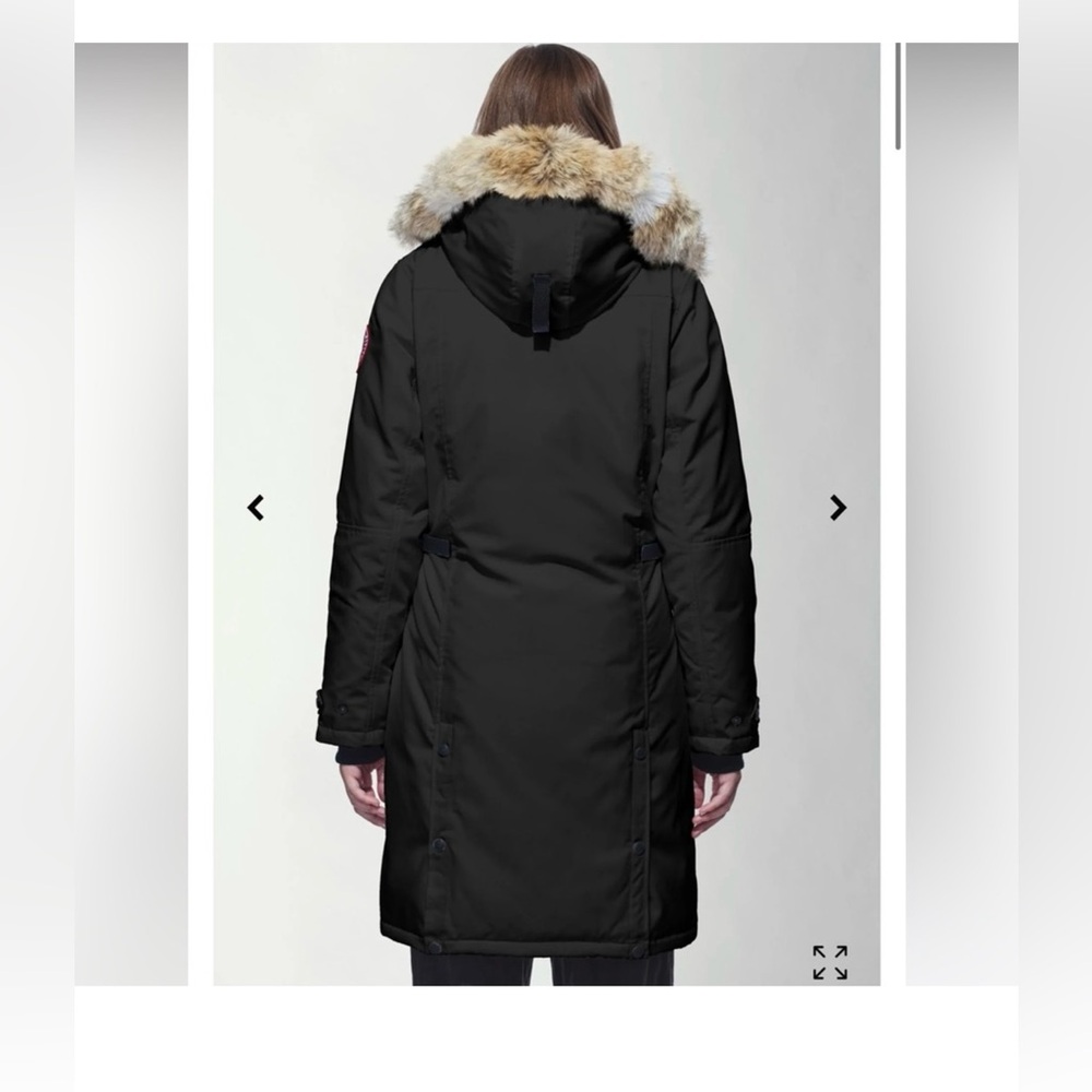 Canada Goose Kensington Parka Goose Down Puffer Jacket Women’s XS Black Coat - Picture 4 of 11